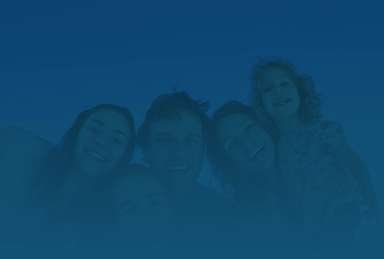 Smiling family